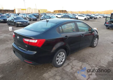 2014 Kia Rio Lx из США, поврежденный, VIN KNADM4A30E6385633